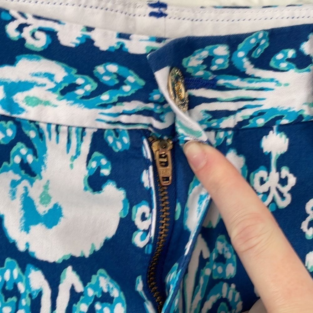 Lilly Pulitzer Cocoanut Walk Crop Pants Size 2 - Picture 4 of 10